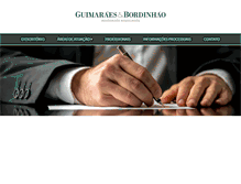 Tablet Screenshot of guimaraesebordinhao.adv.br